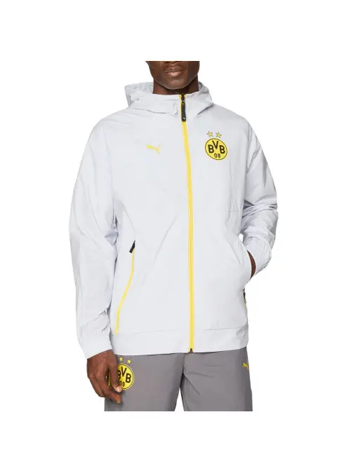 Puma Męska Bluza Bvb Pumatech Fz Hoodie 78169618 Biały | Sklep Monotox