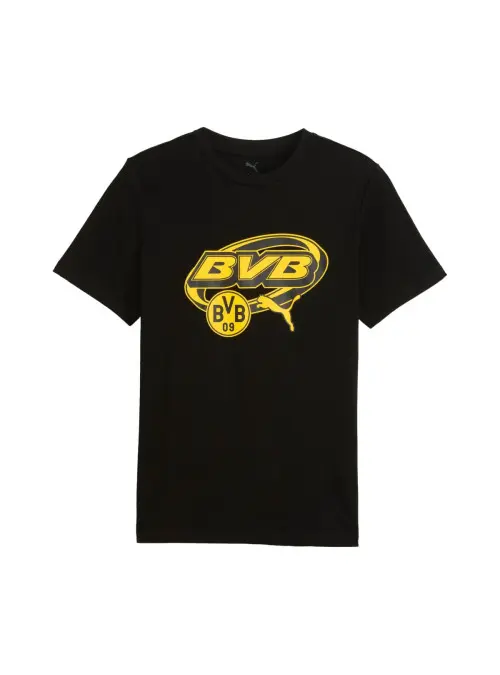 Puma Męski T-shirt Bvb Ftbl Culture Tee 78257505 Czarny | Sklep Monotox
