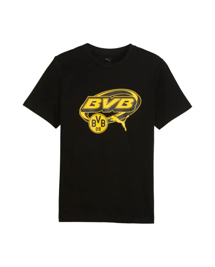 Puma Męski T-shirt Bvb Ftbl Culture Tee 78257505 Czarny | Sklep Monotox
