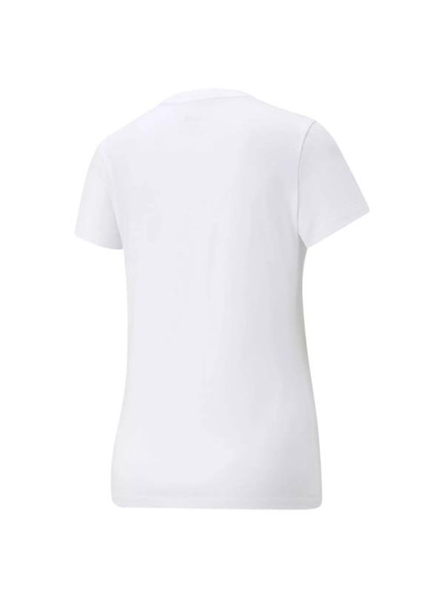Puma Damski T-shirt Ess+ Logo Tee 84830302 Biały | Sklep Monotox