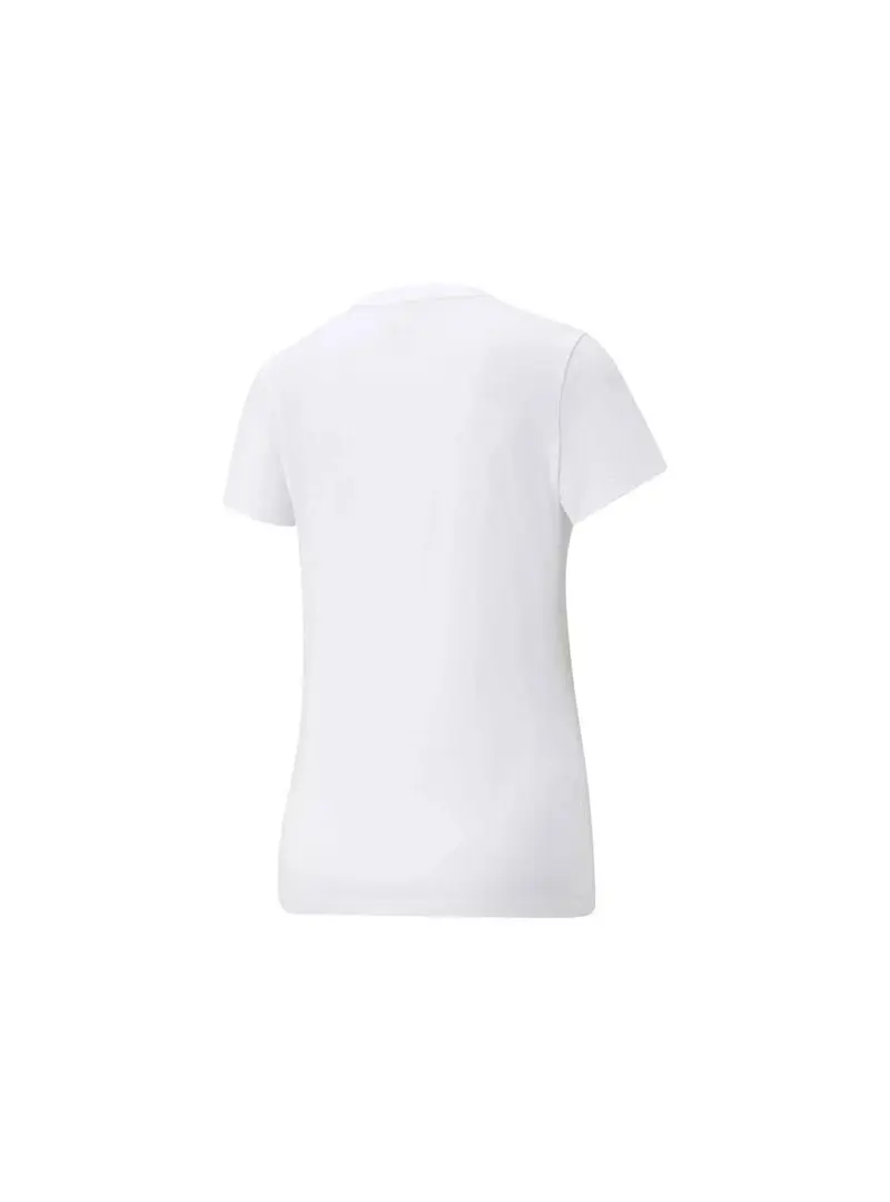 Puma Damski T-shirt Ess+ Logo Tee 84830302 Biały | Sklep Monotox