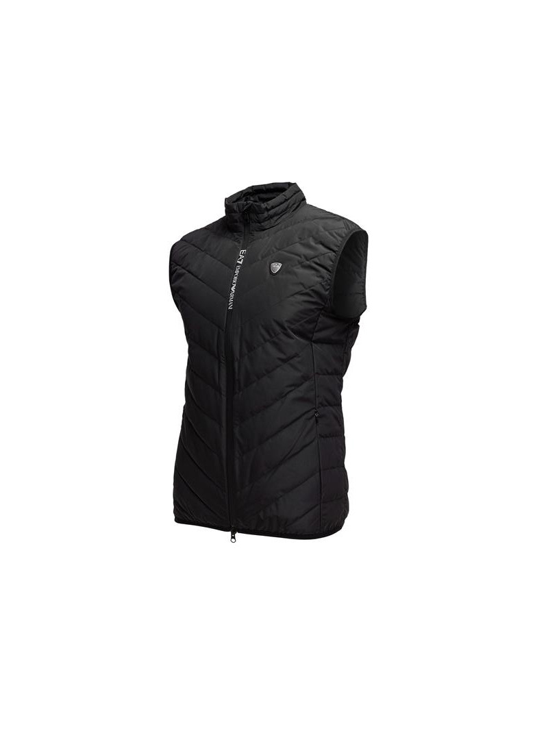 Ea7 Męska Kamizelka Gilet 8NPQ03-PNE1Z-1200 Czarny | Sklep Monotox