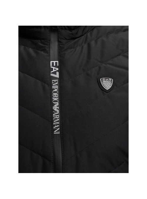Ea7 Męska Kamizelka Gilet 8NPQ03-PNE1Z-1200 Czarny | Sklep Monotox