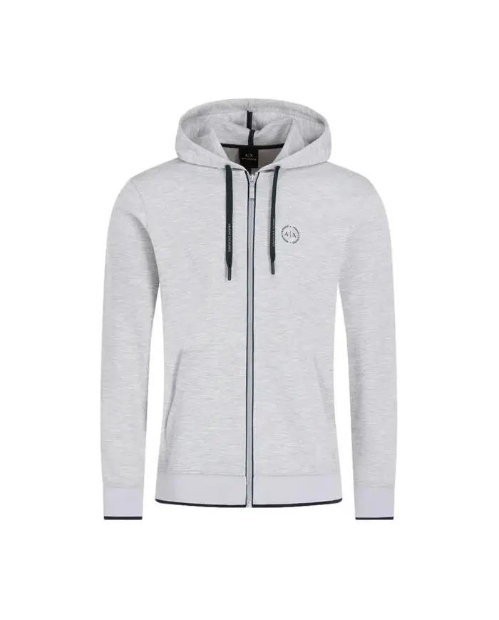 Armani Exchange Męska Bluza Felpa 8NZM74-Z9N1Z-3929 Szary | Sklep Monotox
