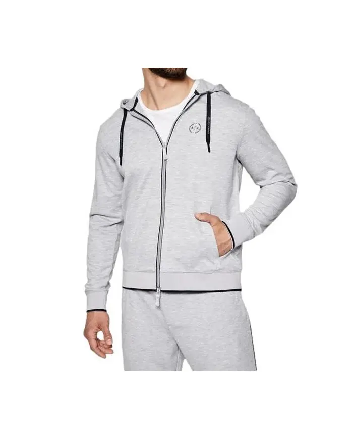 Armani Exchange Męska Bluza Felpa 8NZM74-Z9N1Z-3929 Szary | Sklep Monotox