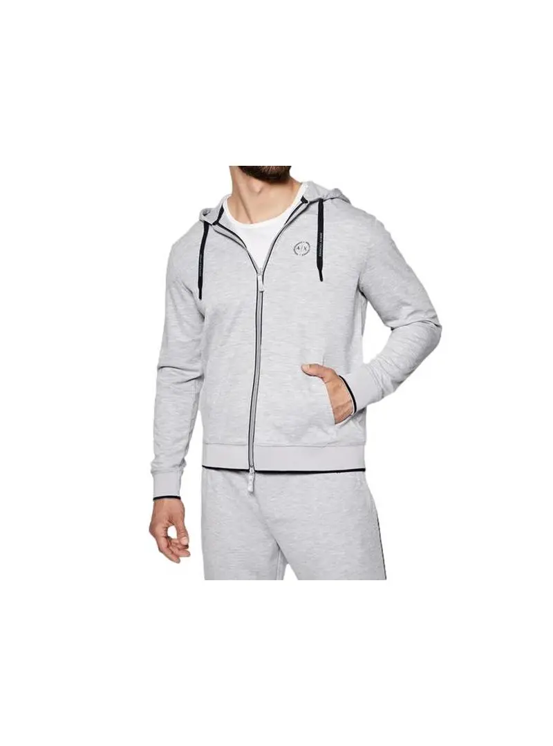Armani Exchange Męska Bluza Felpa 8NZM74-Z9N1Z-3929 Szary | Sklep Monotox