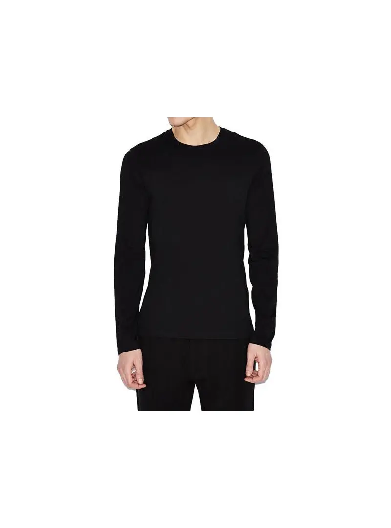 Armani Exchange Męski T-shirt T-shirt 8NZM77-ZJA5Z-1200 Czarny | Sklep Monotox