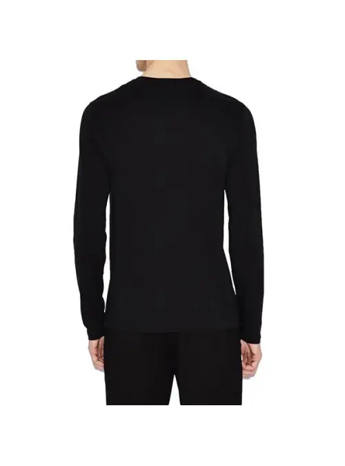 Armani Exchange Męski T-shirt T-shirt 8NZM77-ZJA5Z-1200 Czarny | Sklep Monotox