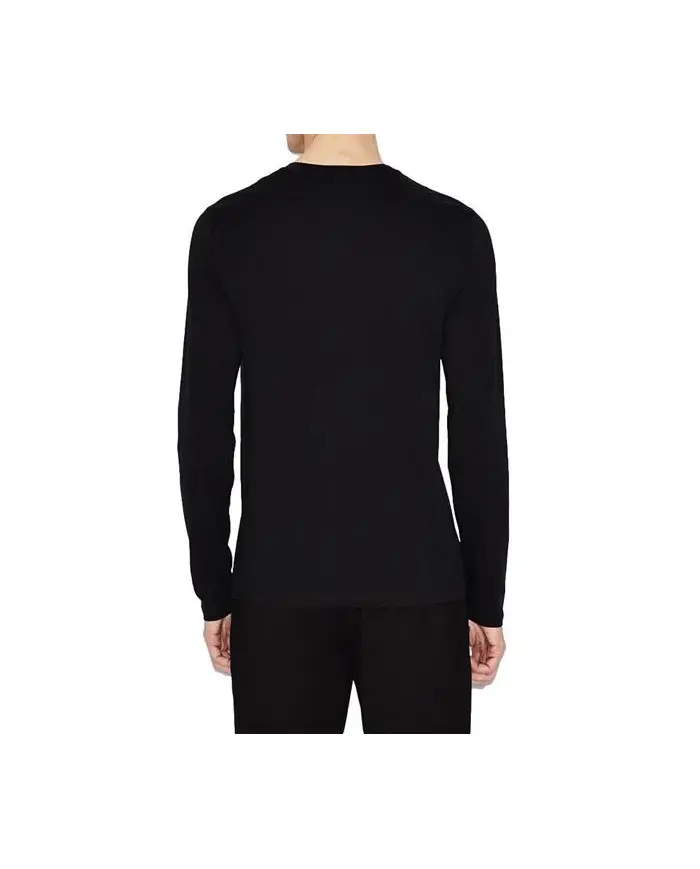 Armani Exchange Męski T-shirt T-shirt 8NZM77-ZJA5Z-1200 Czarny | Sklep Monotox