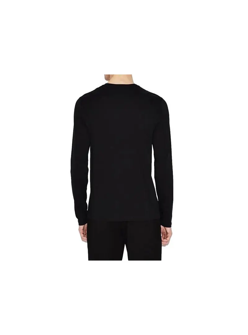 Armani Exchange Męski T-shirt T-shirt 8NZM77-ZJA5Z-1200 Czarny | Sklep Monotox