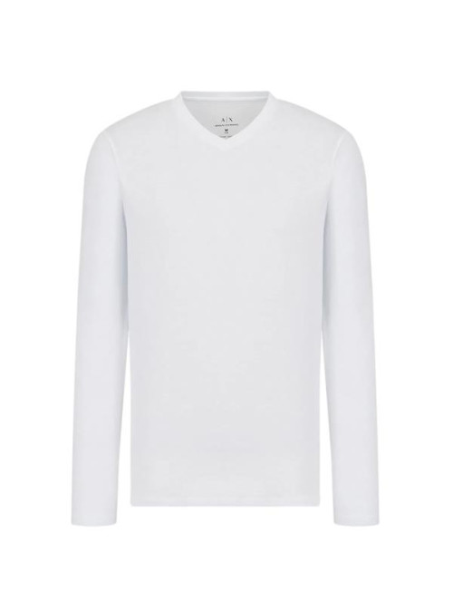 Armani Exchange Męski T-shirt T-shirt 8NZM99-ZJA5Z-1100 Biały | Sklep Monotox