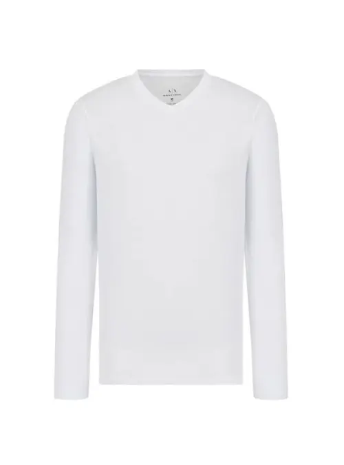 Armani Exchange Męski T-shirt T-shirt 8NZM99-ZJA5Z-1100 Biały | Sklep Monotox