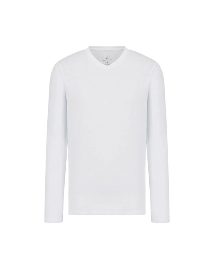 Armani Exchange Męski T-shirt T-shirt 8NZM99-ZJA5Z-1100 Biały | Sklep Monotox