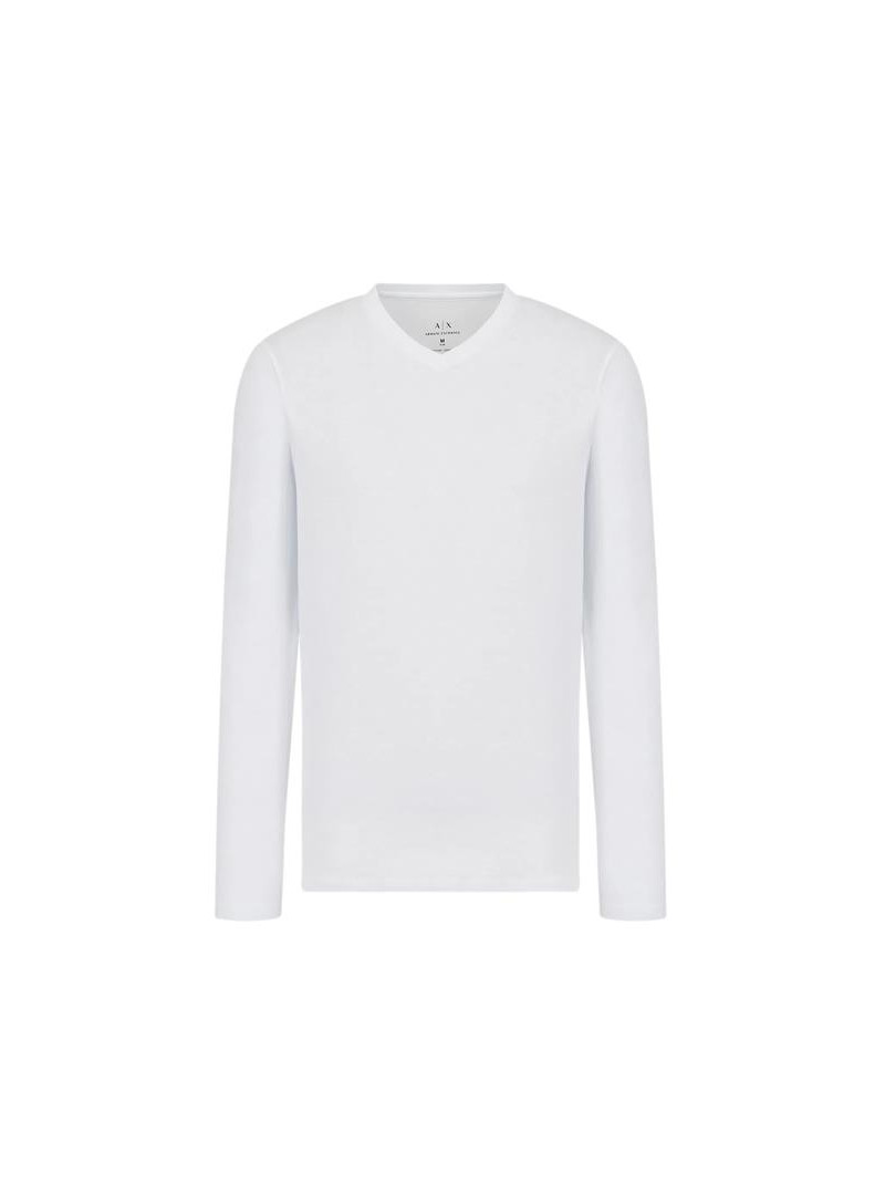 Armani Exchange Męski T-shirt T-shirt 8NZM99-ZJA5Z-1100 Biały | Sklep Monotox