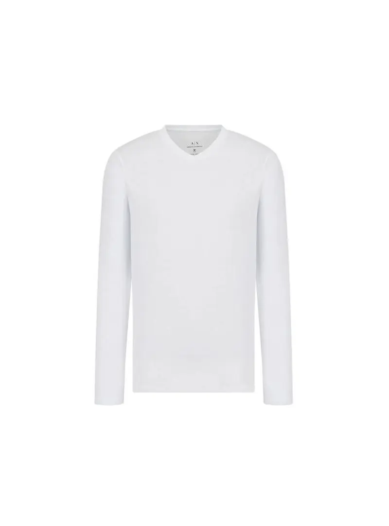 Armani Exchange Męski T-shirt T-shirt 8NZM99-ZJA5Z-1100 Biały | Sklep Monotox