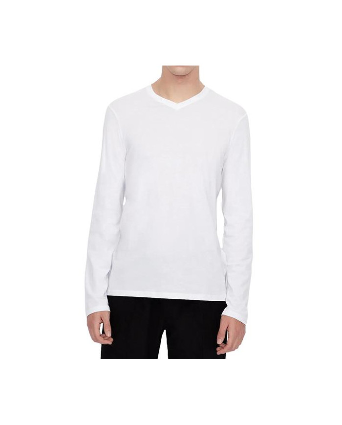 Armani Exchange Męski T-shirt T-shirt 8NZM99-ZJA5Z-1100 Biały | Sklep Monotox