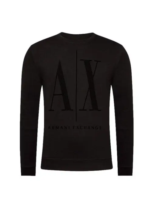 Armani Exchange Męska Bluza Felpa 8NZMPD-ZJ1ZZ-1200 Czarny | Sklep Monotox