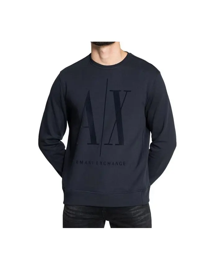 Armani Exchange Męska Bluza Felpa 8NZMPD-ZJ1ZZ-1510 Granatowy | Sklep Monotox