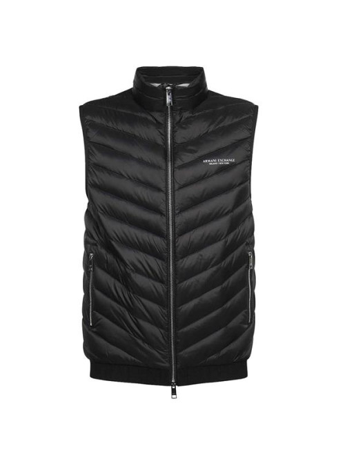 Armani Exchange Męska Kamizelka Gilet 8NZQ52-ZNW3Z-0217 Czarny | Sklep Monotox