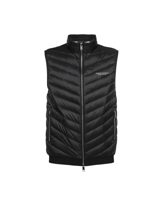 Armani Exchange Męska Kamizelka Gilet 8NZQ52-ZNW3Z-0217 Czarny | Sklep Monotox