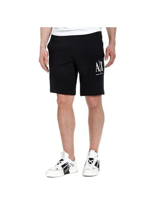 Armani Exchange Męskie Szorty Bermuda 8NZSPA-ZJ1ZZ-1200 Czarny | Sklep Monotox