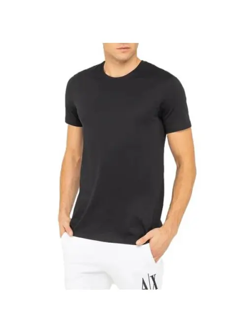 Armani Exchange Męski T-shirt T-shirt 8NZT74-ZJA5Z-1200 Czarny | Sklep Monotox