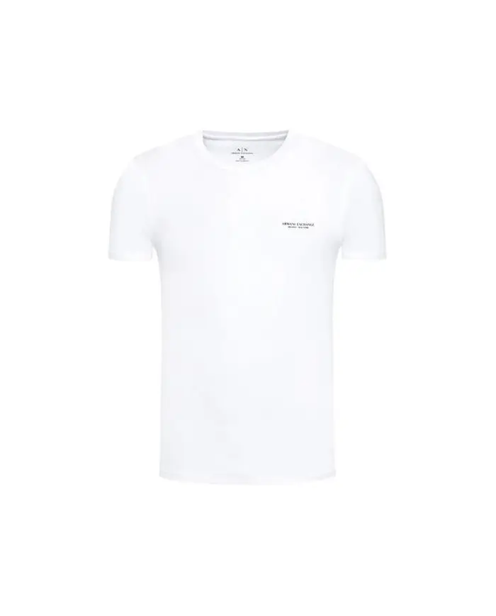 Armani Exchange Męski T-shirt T-shirt 8NZT91-Z8H4Z-1100 Biały | Sklep Monotox