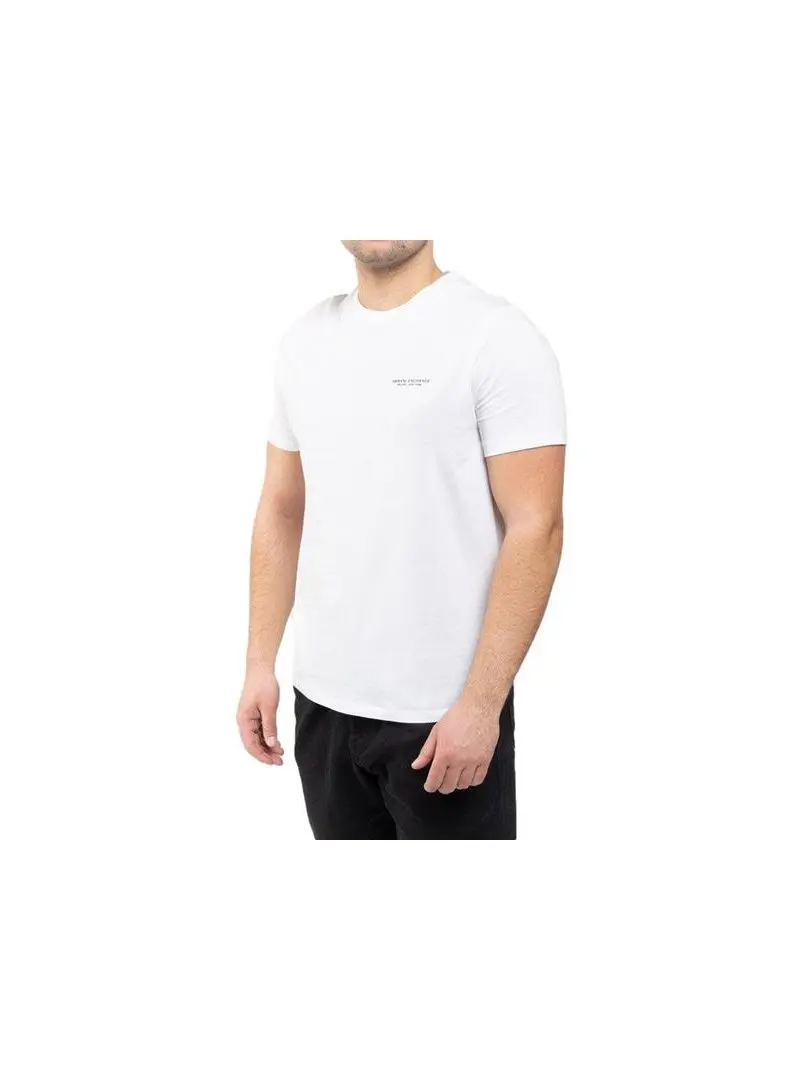 Armani Exchange Męski T-shirt T-shirt 8NZT91-Z8H4Z-1100 Biały | Sklep Monotox