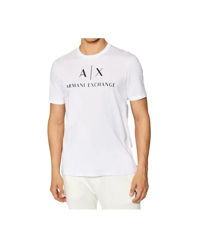 Armani Exchange Męski T-shirt T-shirt 8NZTCJ-Z8H4Z-1100 Biały | Sklep Monotox