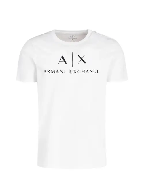 Armani Exchange Męski T-shirt T-shirt 8NZTCJ-Z8H4Z-1100 Biały | Sklep Monotox