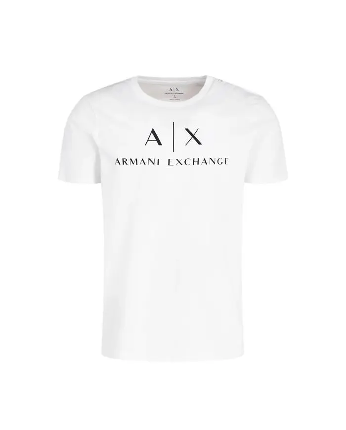 Armani Exchange Męski T-shirt T-shirt 8NZTCJ-Z8H4Z-1100 Biały | Sklep Monotox
