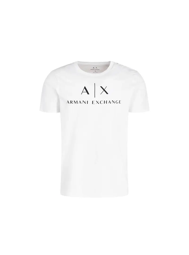 Armani Exchange Męski T-shirt T-shirt 8NZTCJ-Z8H4Z-1100 Biały | Sklep Monotox