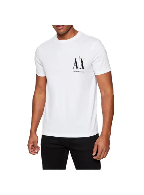 Armani Exchange Męski T-shirt T-shirt 8NZTPH-ZJH4Z-1100 Biały | Sklep Monotox