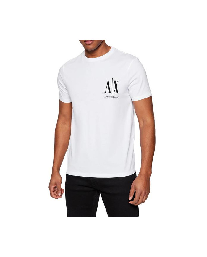 Armani Exchange Męski T-shirt T-shirt 8NZTPH-ZJH4Z-1100 Biały | Sklep Monotox