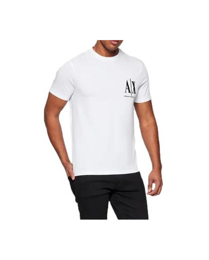 Armani Exchange Męski T-shirt T-shirt 8NZTPH-ZJH4Z-1100 Biały | Sklep Monotox