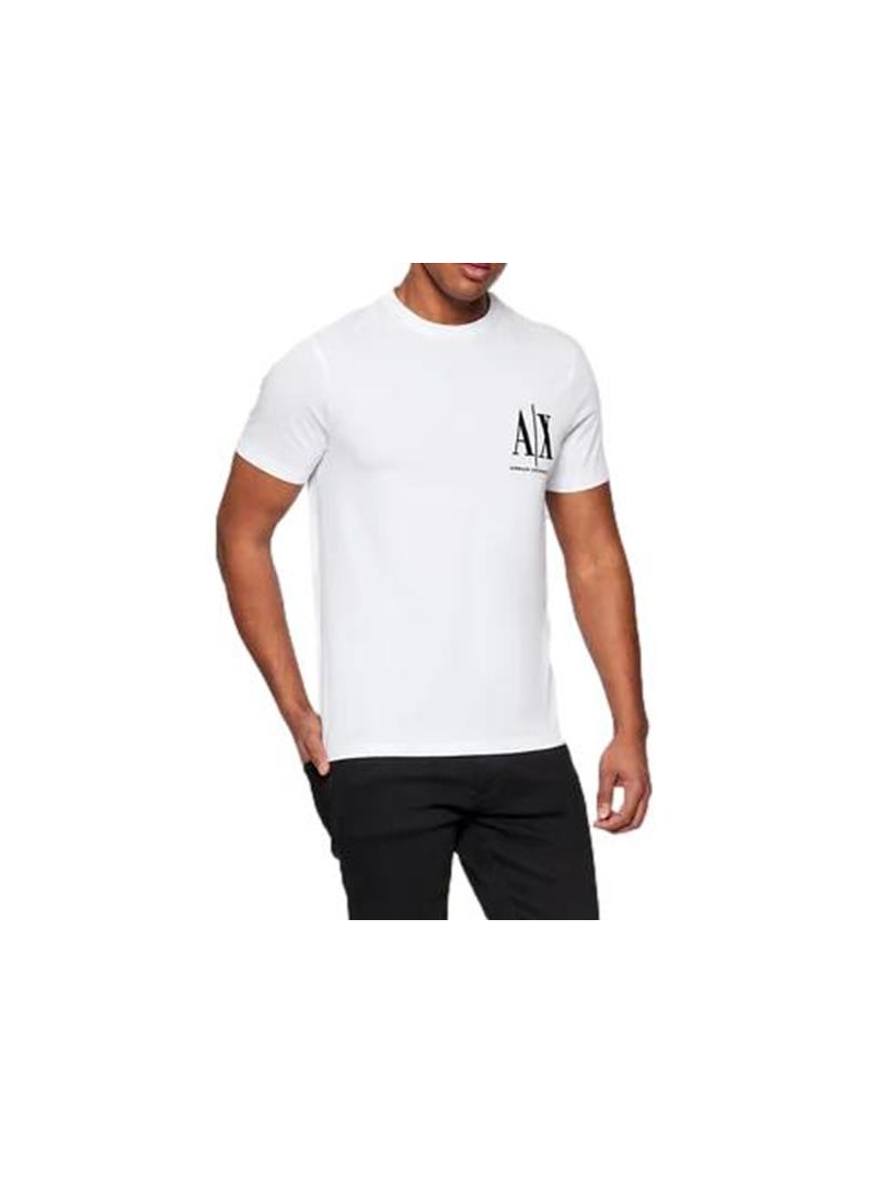 Armani Exchange Męski T-shirt T-shirt 8NZTPH-ZJH4Z-1100 Biały | Sklep Monotox