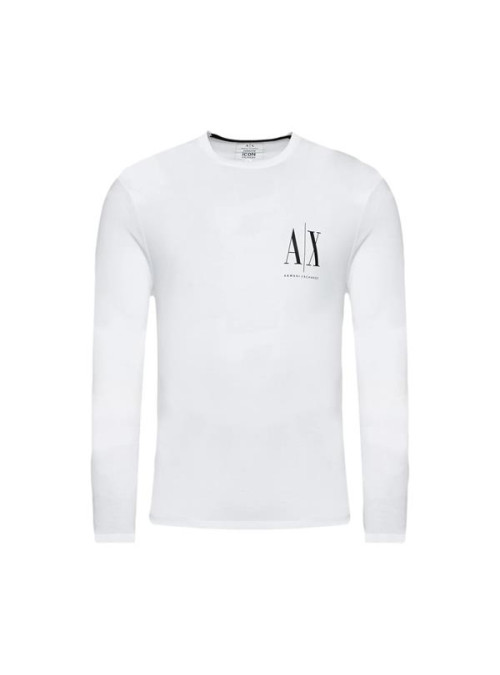 Armani Exchange Męski T-shirt T-shirt 8NZTPL-ZJH4Z-1100 Biały | Sklep Monotox