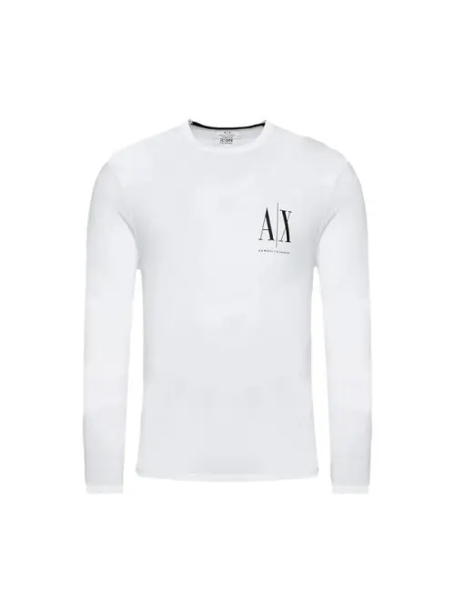 Armani Exchange Męski T-shirt T-shirt 8NZTPL-ZJH4Z-1100 Biały | Sklep Monotox