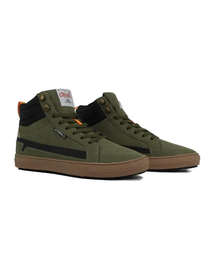 Oneill Męskie Sneakersy Wallenberg Men Mid 9022301752A Zielony | Sklep Monotox