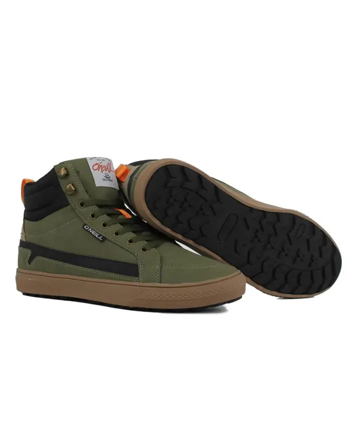 Oneill Męskie Sneakersy Wallenberg Men Mid 9022301752A Zielony | Sklep Monotox