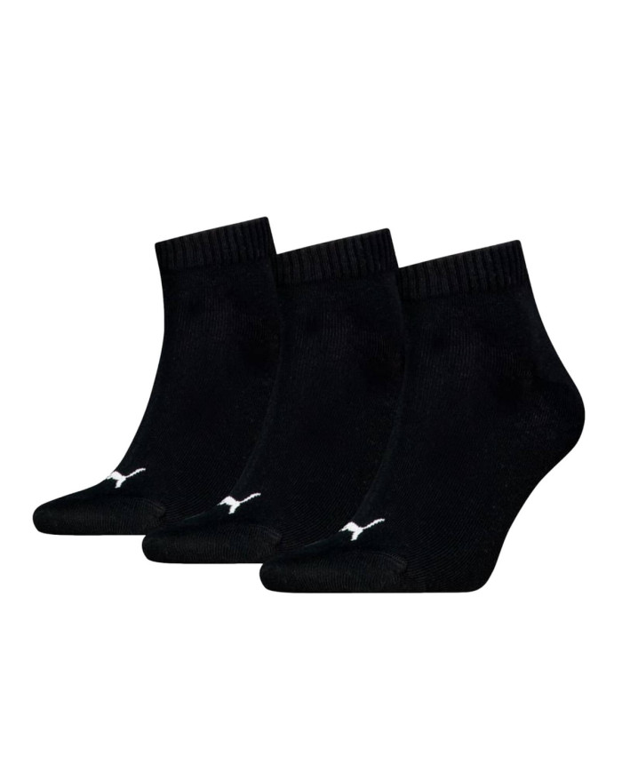 Puma Męskie Skarpety Unisex Quarter Plain 3p 93858906 Czarny | Sklep Monotox