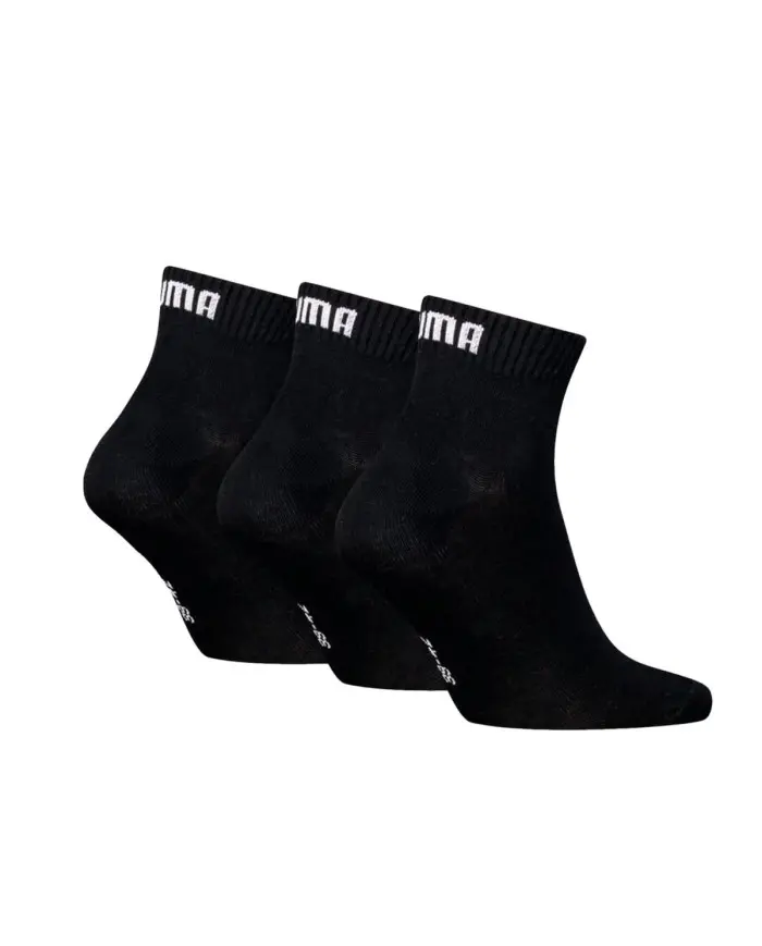 Puma Męskie Skarpety Unisex Quarter Plain 3p 93858906 Czarny | Sklep Monotox