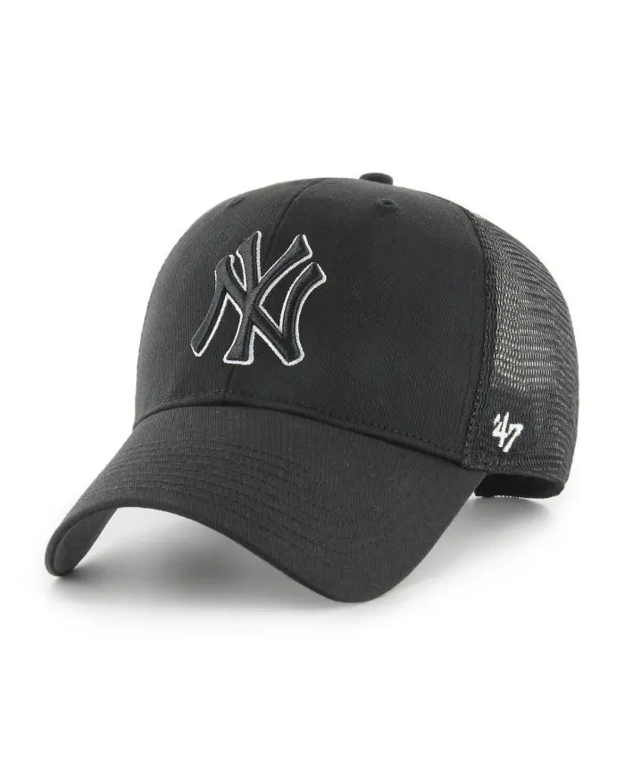 47 Brand Czapka z daszkiem Mlb New York Yankees Branson M B-BRANS17CTP-BKAQ Czarny | Sklep Monotox