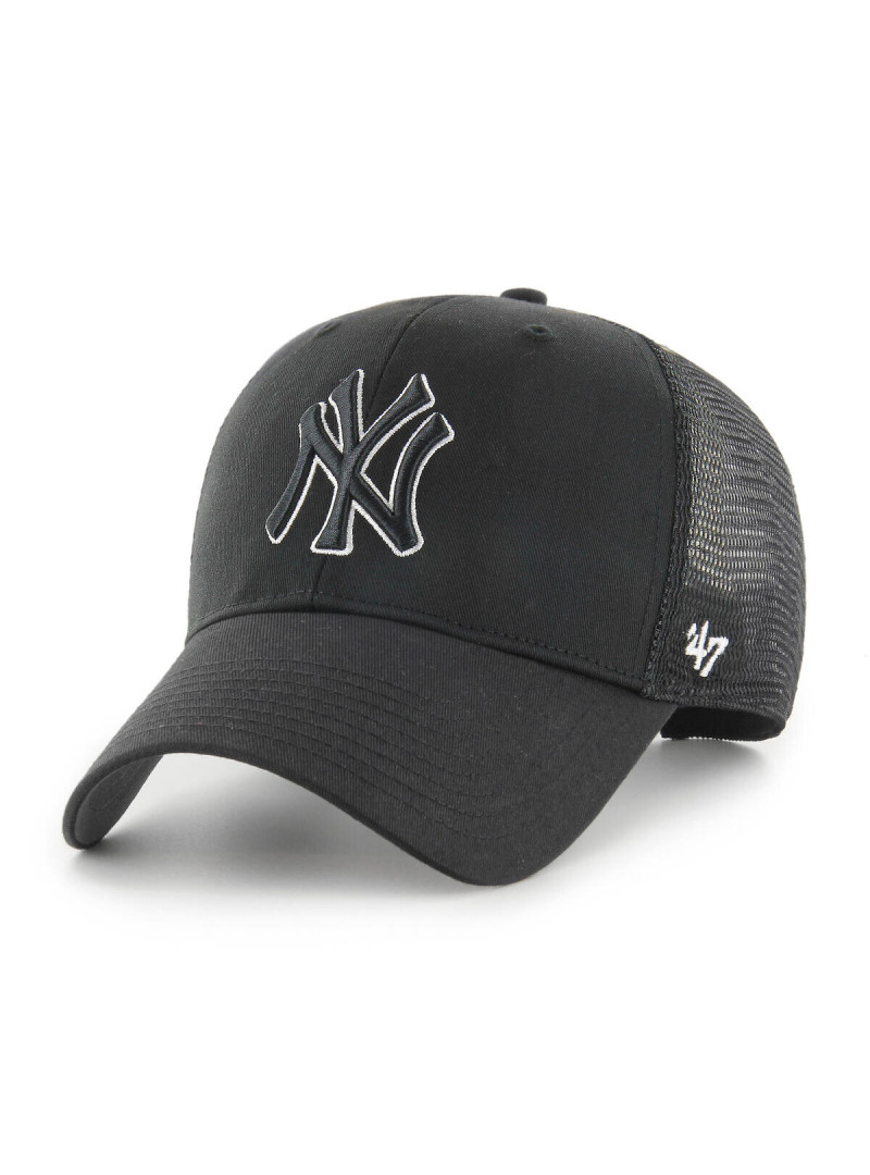 47 Brand Czapka z daszkiem Mlb New York Yankees Branson M B-BRANS17CTP-BKAQ Czarny | Sklep Monotox