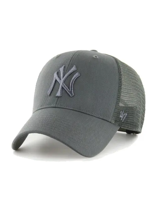 47 Brand Czapka z daszkiem Mlb New York Yankees Branson B-BRANS17CTP-CCC Szary | Sklep Monotox