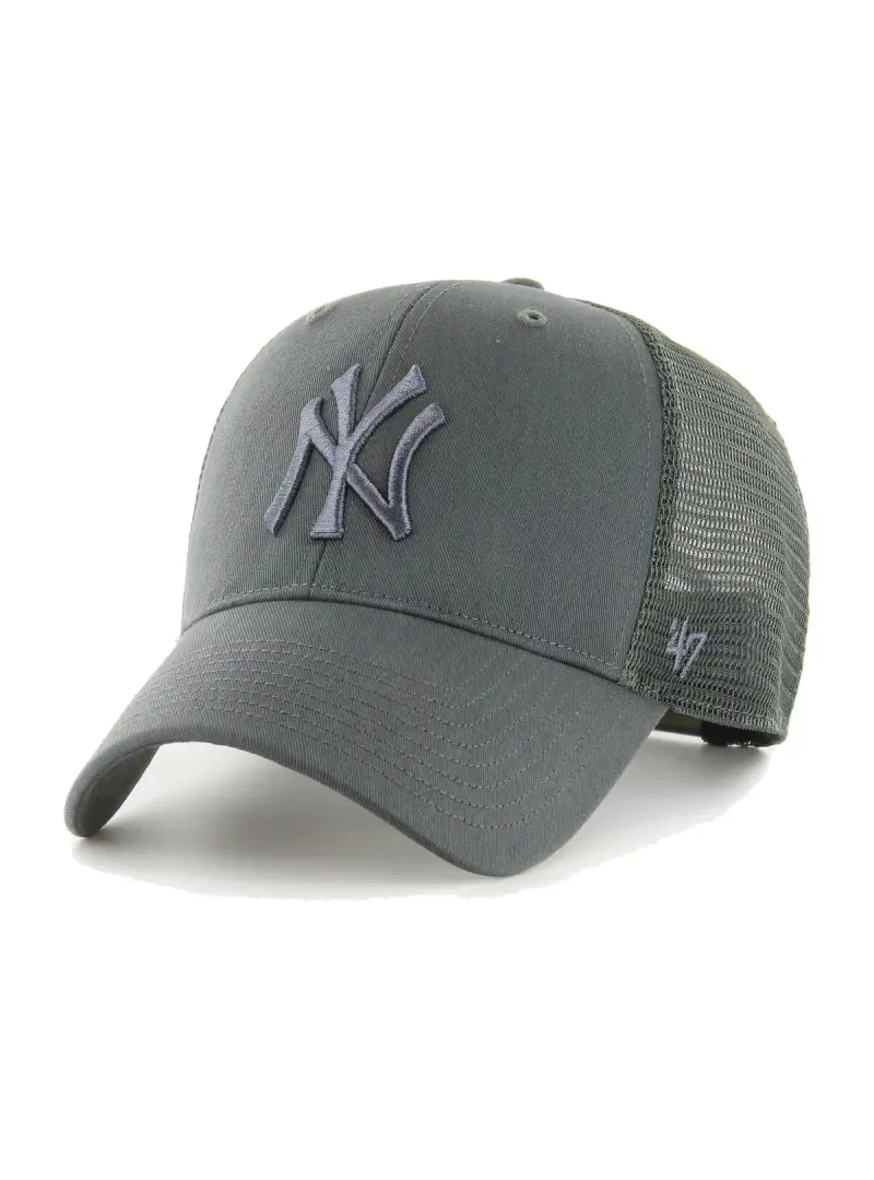 47 Brand Czapka z daszkiem Mlb New York Yankees Branson B-BRANS17CTP-CCC Szary | Sklep Monotox