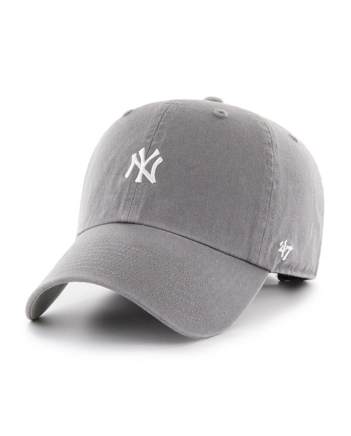 47 Brand Czapka z daszkiem Mlb New York Yankees Base Runn B-BSRNR17GWS-DY Szary | Sklep Monotox