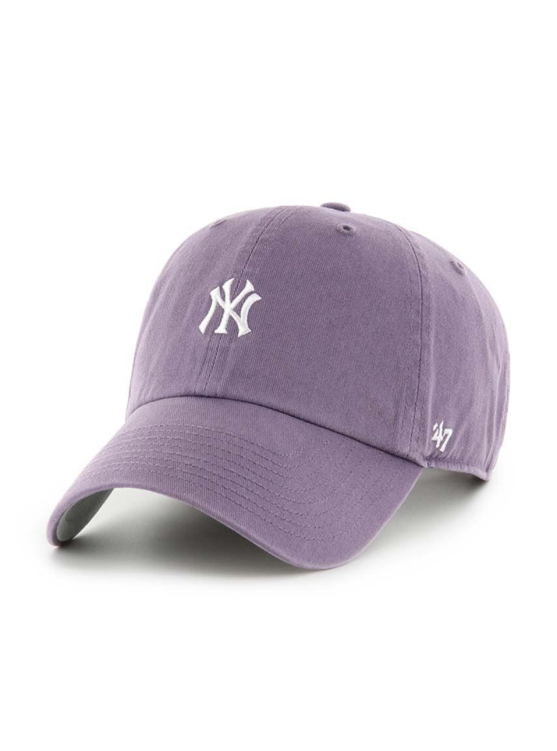 47 Brand Czapka z daszkiem Mlb New York Yankees Base Runn B-BSRNR17GWS-II Fioletowy | Sklep Monotox