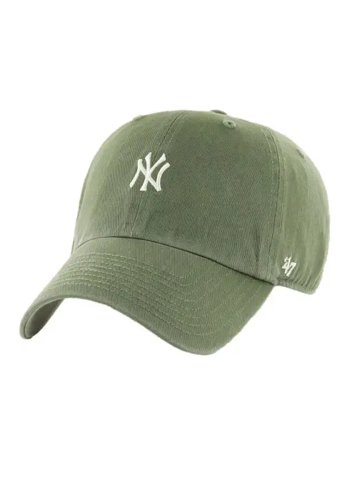 47 Brand Czapka z daszkiem Mlb New York Yankees Base Runner 47 Clean Up B-BSRNR17GWS-MSA Zielony | Sklep Monotox