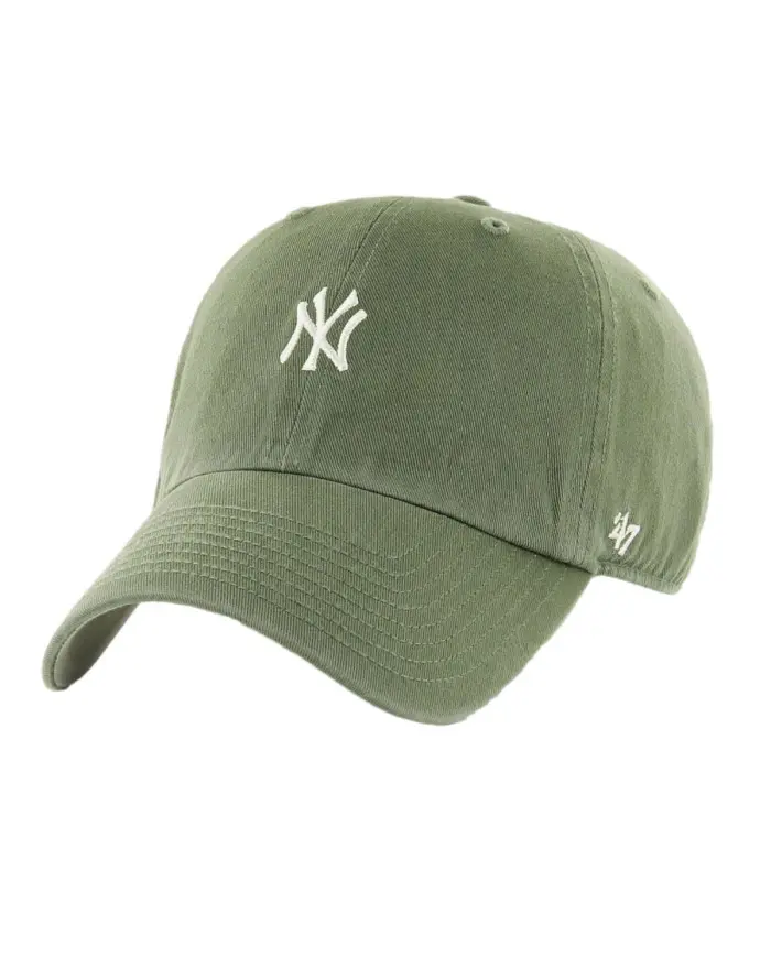 47 Brand Czapka z daszkiem Mlb New York Yankees Base Runner 47 Clean Up B-BSRNR17GWS-MSA Zielony | Sklep Monotox